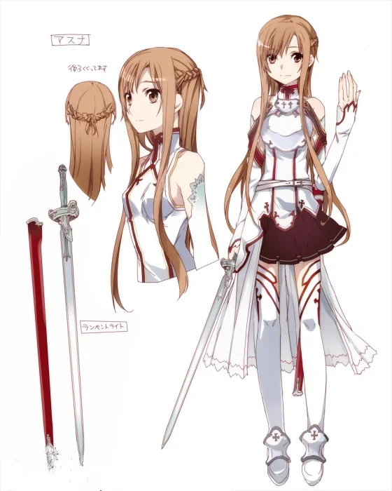 Anime Spiel Schwert Art Online SAO Yuuki Asuna Lambent Licht Schwert Waffe Prop Rolle Spielen Asuna Holz Schwert Modell Halloween party