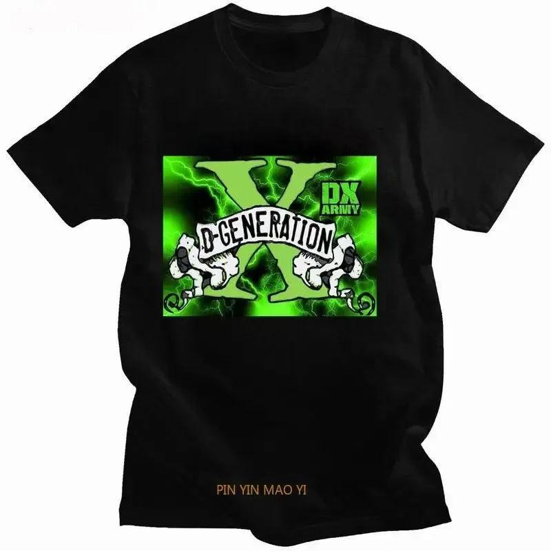 Dx D Generation X Wrestling T-shirt Men Clothing AEW Logo Tshirt American Wrestlers Compete T Shirt Mans Clothing Tops OT-005