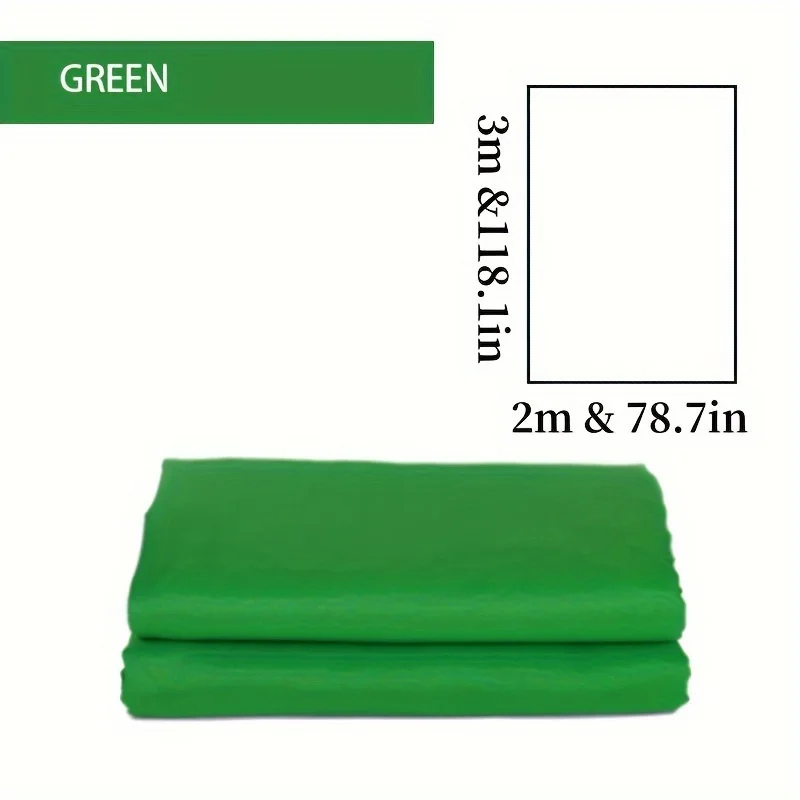 حجم كبير 13X10 FT/ 10X6.6 FT 4MX3M/3MX2M أسود أبيض أخضر شاشة خلفية للتصوير الفوتوغرافي Chromakey خلفية افتراضية #2