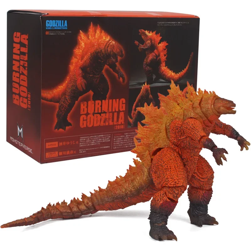 SHM Edition Monster Godzilla Articulated Figuras New Movie Godzilla Action Figure Toys 18cm PVC Collection Model Ornament Gift