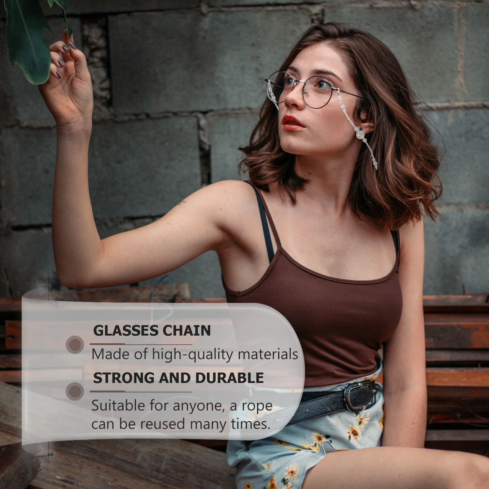 2 قطعة النظارات اللؤلؤ معلقة الحبل طويل قابل للتعديل مطرز سلسلة النظارة حامل أنيق شنقا حبل لنظارات القراءة