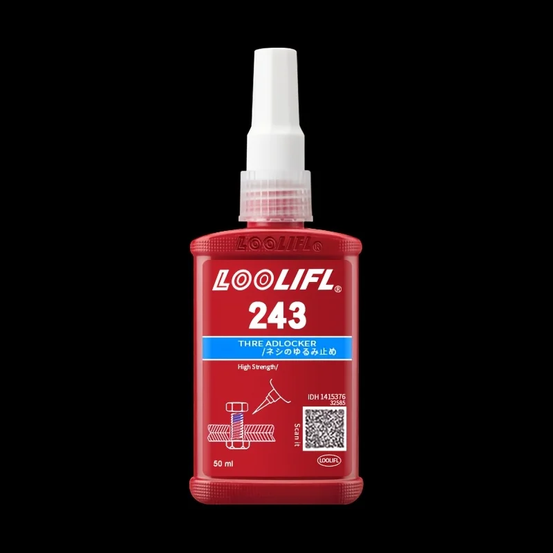 LOOLIFL50ml Fugenkleber Schraubenkleber Schnell Härtender Gewindesicherungskleber Anaerober Klebstoff Korrosionsbeständiger Anti-Lösen-Kleber
