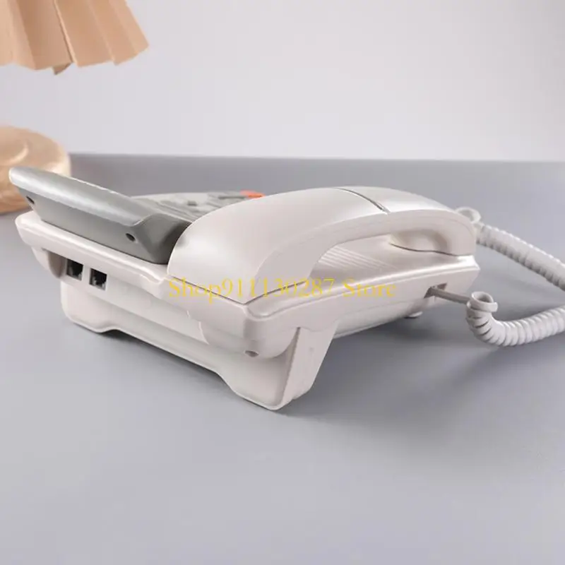 J1HC Multifunctional Corded Telephone with LCD Display for Home and Office Use