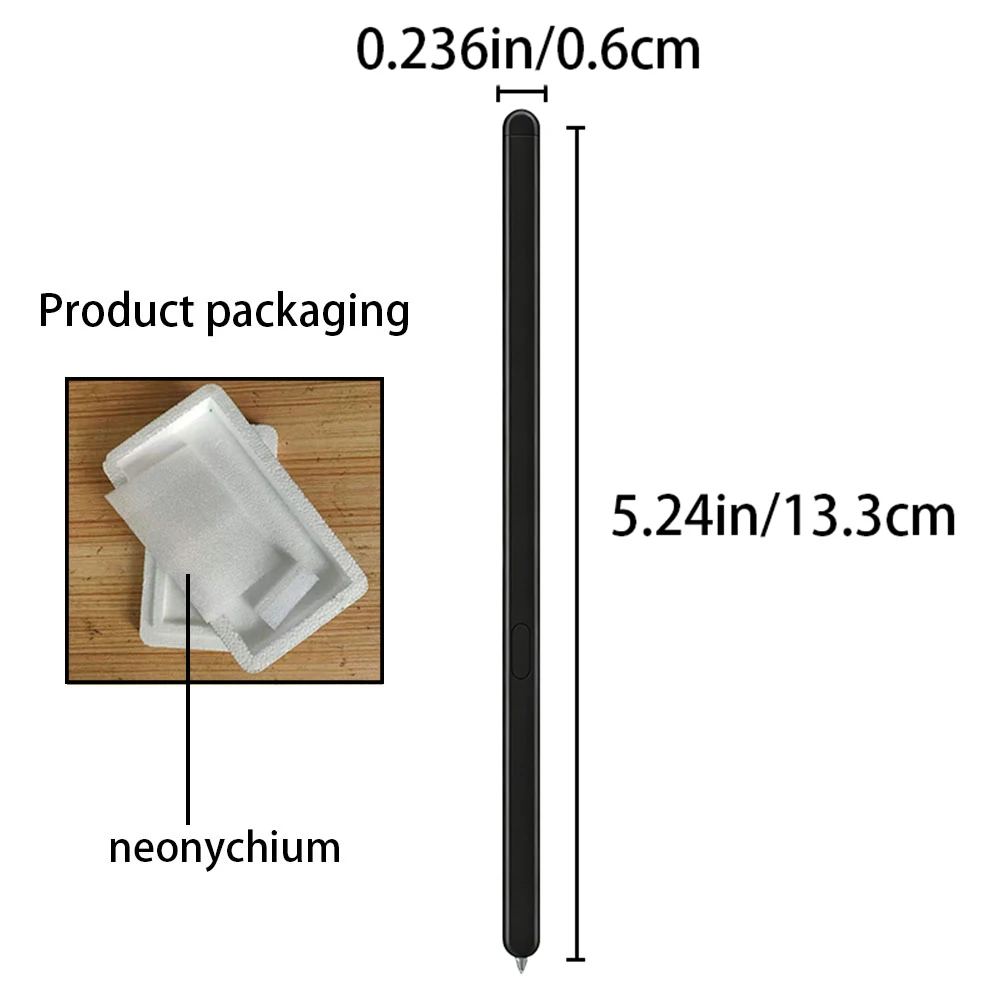 For Samsung Galaxy Z Fold 5 Edition Passive S Pen EJ-PF946B Replacement SM-F946 SM-F946U SM-F946B, with 3 Nibs Without Bluetooth view 6