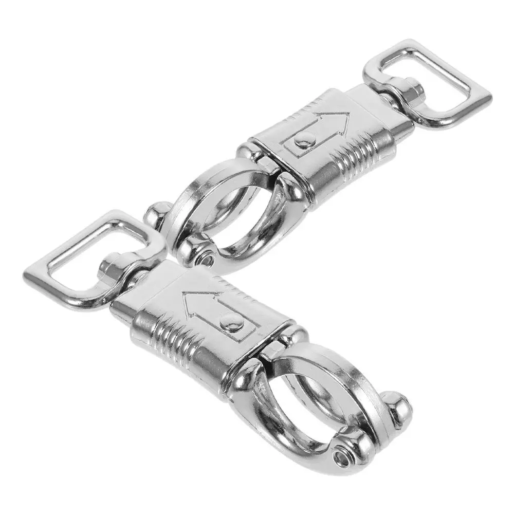 2Pcs Equestrian Horse Training Snap Hook Zinc Alloy Quick Release Heavy Duty Metal Clip Riding Gear Horse Training Equipment