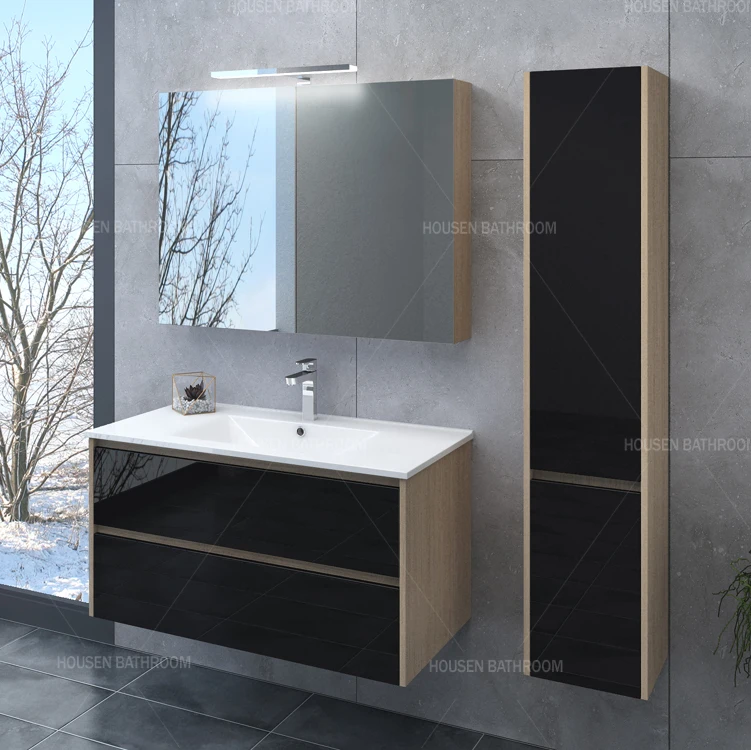 Classic Bathroom Vanity Cabinet With Mirror Magnifying Function Wall Mounted Storage Cabinet For Home Bathroom Washroom