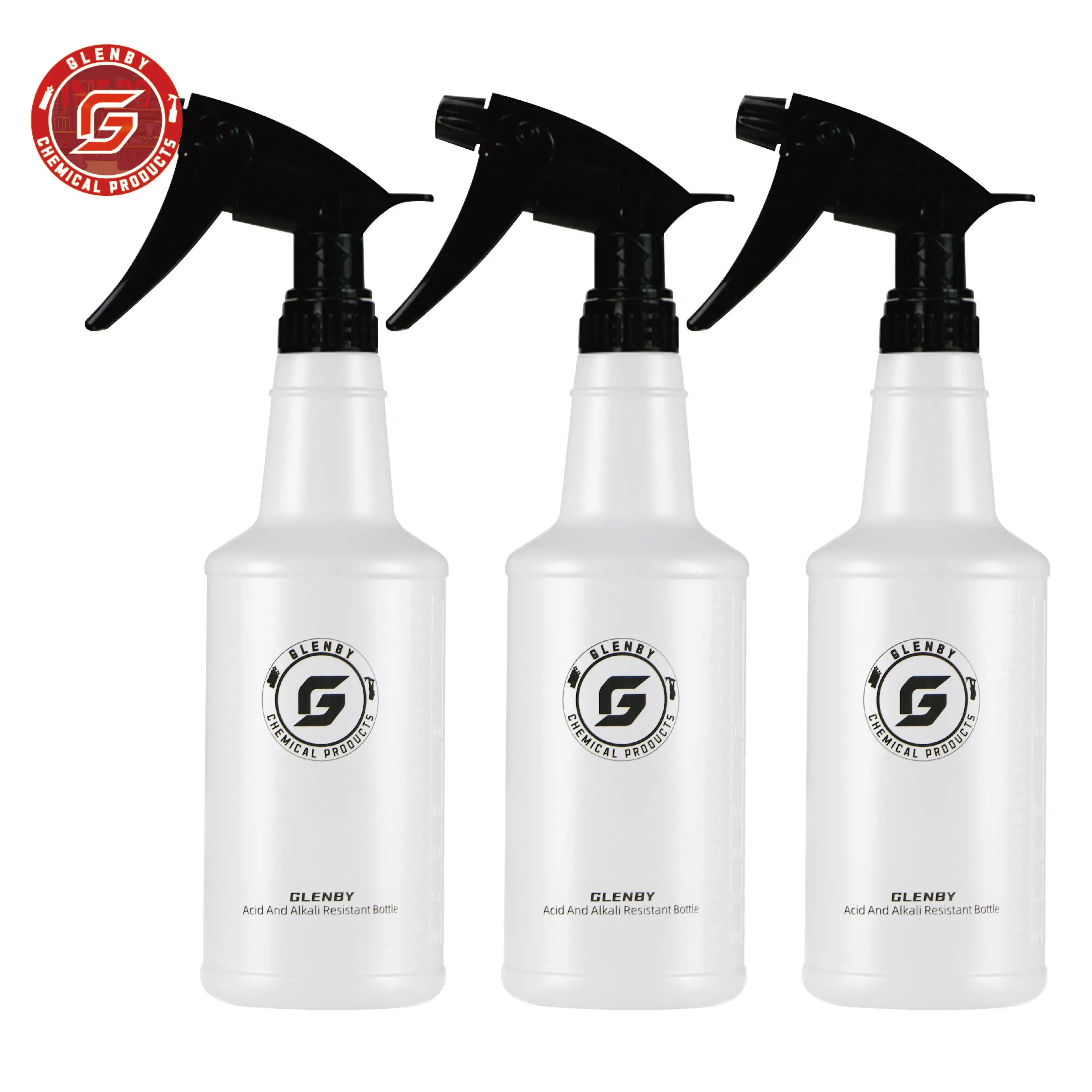 26 fl oz lege plastic spuitflessen, autoreinigingsspuitfles, plantenbesproeiingsspuitfles, spuitfles voor thuisreiniging