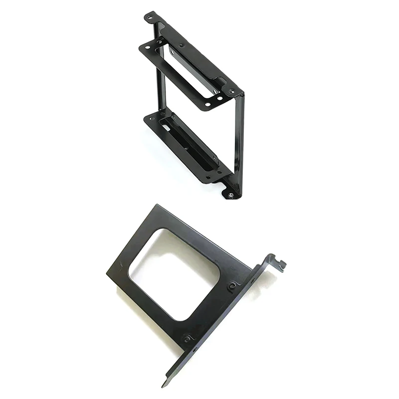 1 компл. Кронштейн для жесткого диска 2,5 до 3,5 дюймов, внутренний адаптер для жесткого диска, монтажный комплект, кронштейн, двойной настольный SSD монтажный кронштейн