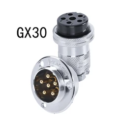 1 Set Aviation Socket Plug DF/Gx30/M30 Formal Installation 2 3 4 5 6 7 8 10 Pin Needle Electrical Connector Flange