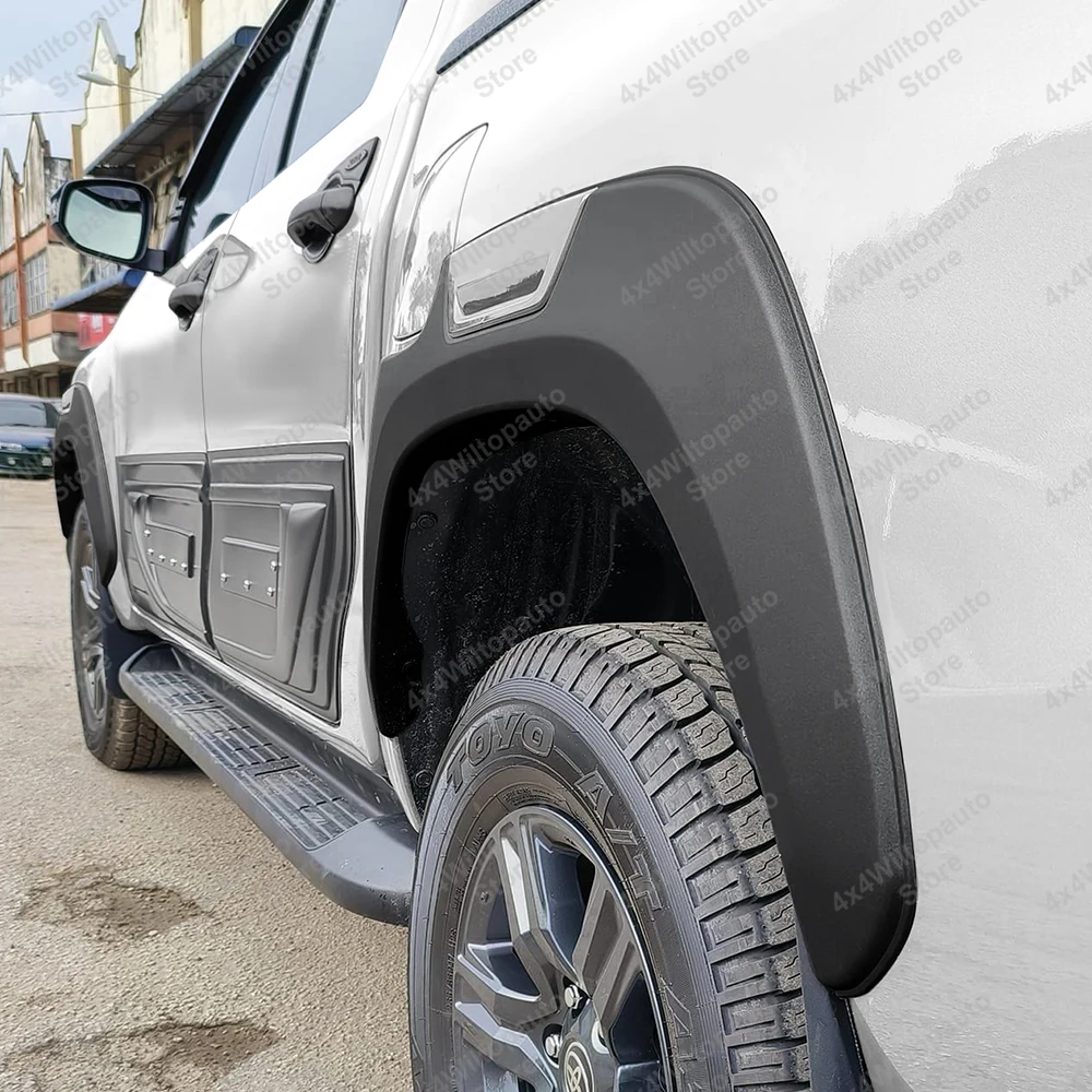 Fender Flares Pelindung Roda untuk Toyota Hilux Revo ROCCO ROGUE SR5 2015-2024 6 inci Model Halus Mudguards Aksesoris Mobil
