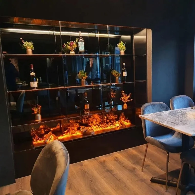 

5 Years Warranty 3D Mist Fire Vapor Led Fireplace For Hotel Restaurant Bar Colors Safe Flame Change Electric Fake Fire Fireplace