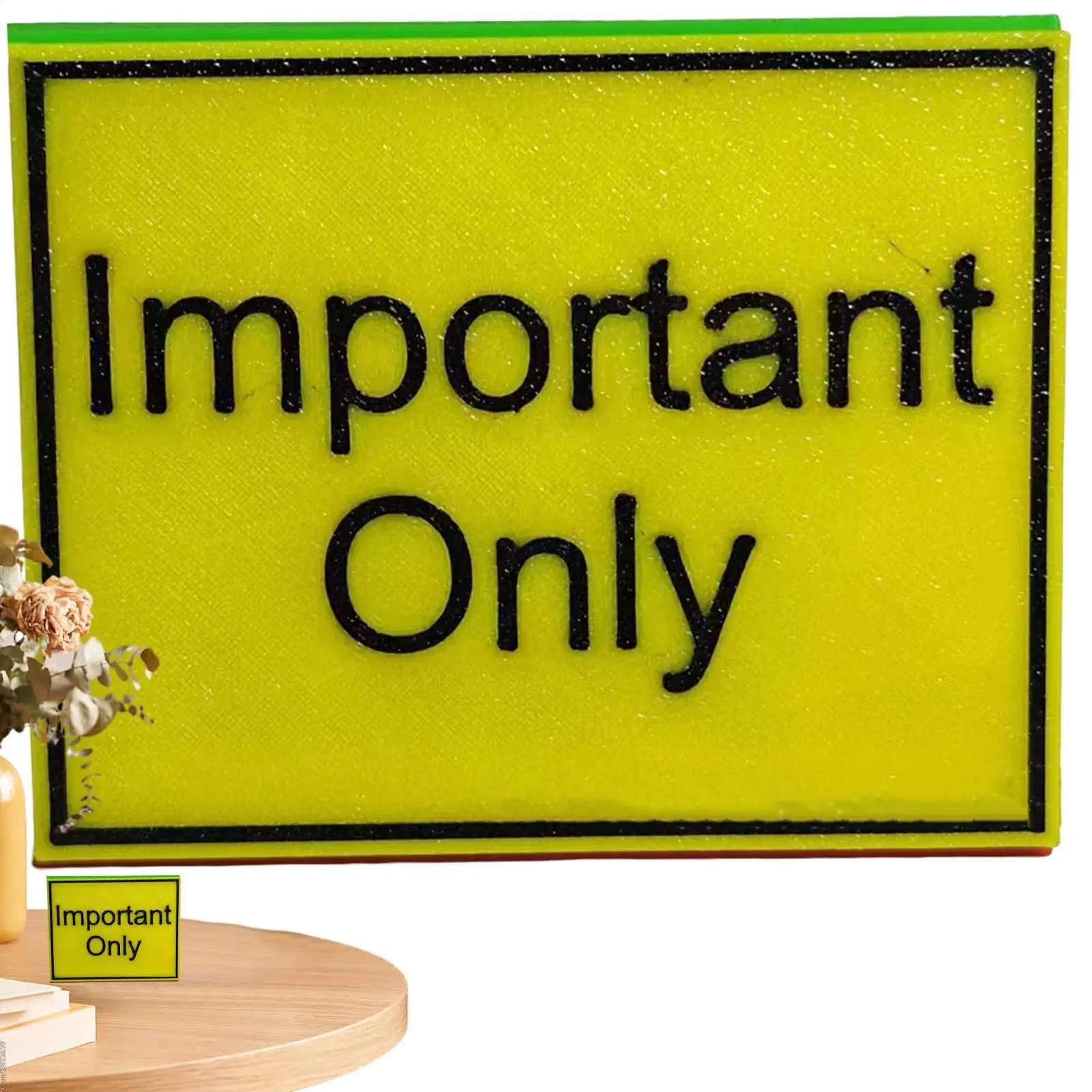 Teacher Desk Do Not Disturb Sign 3-Sided Indicator Signs Conference Room Sign Desk Accessories for Business Work Home Decor