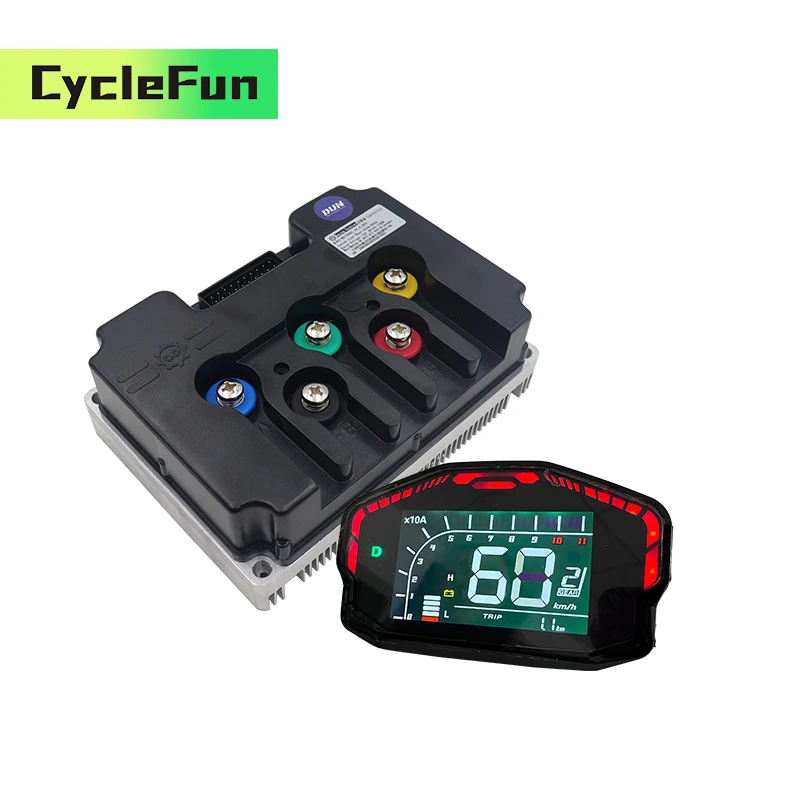 

ND721000 FarDriver 500A Phase 1000A V2 Hall Sensor BLDC Controller Accessories With DKD Display For Electric Scooter Dirt Bike