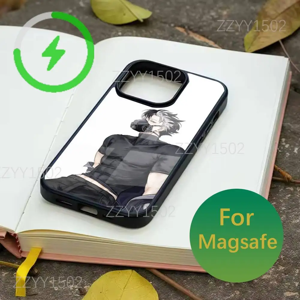 أنيمي Kaiju No 8 حافظة هاتف رائعة آيفون 17,16,15,14,13,12,11,Pro,Max,Plus,Mini,SE4,E Magsafe شحن لاسلكي #2