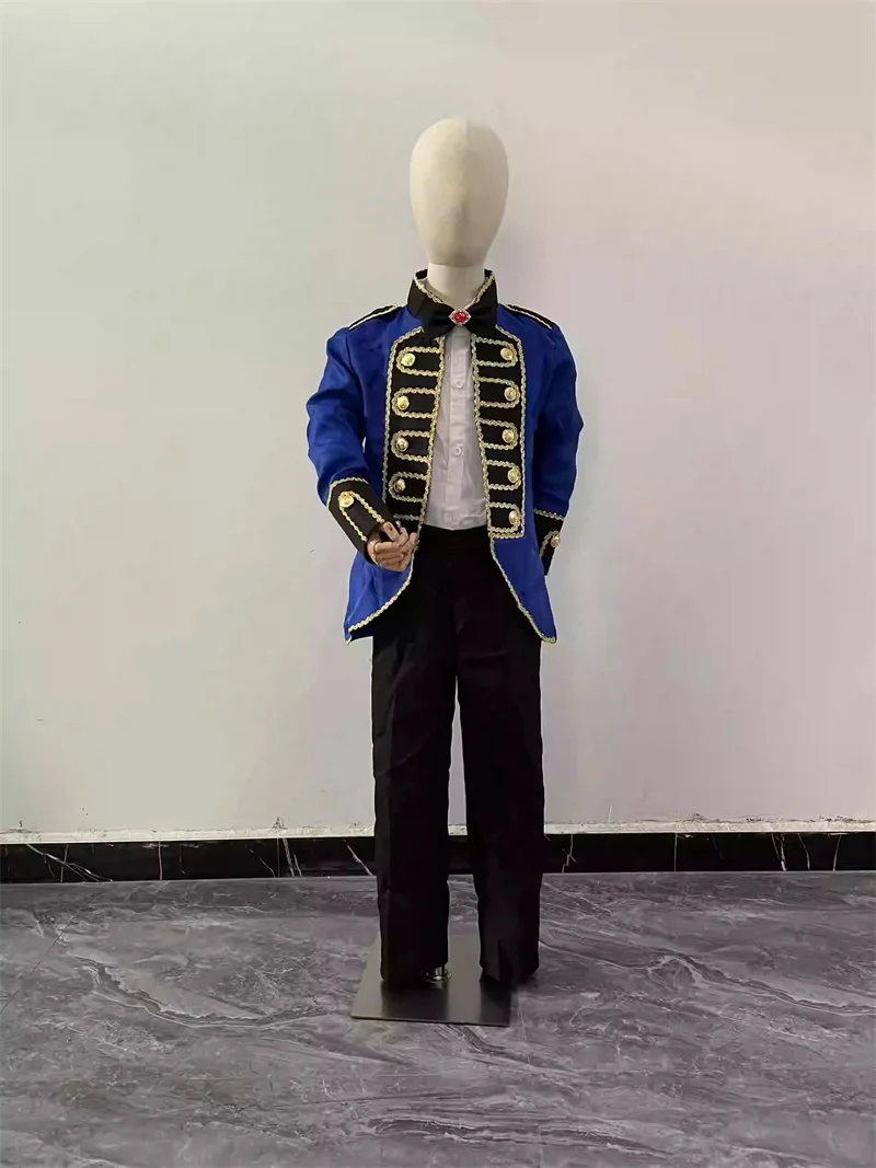 

Kid Boy Medieval Court Prince Costume Boys King Cosplay Fancy Dress Tuxedo Suit Carnival Cosplay Costume Birthday Gift