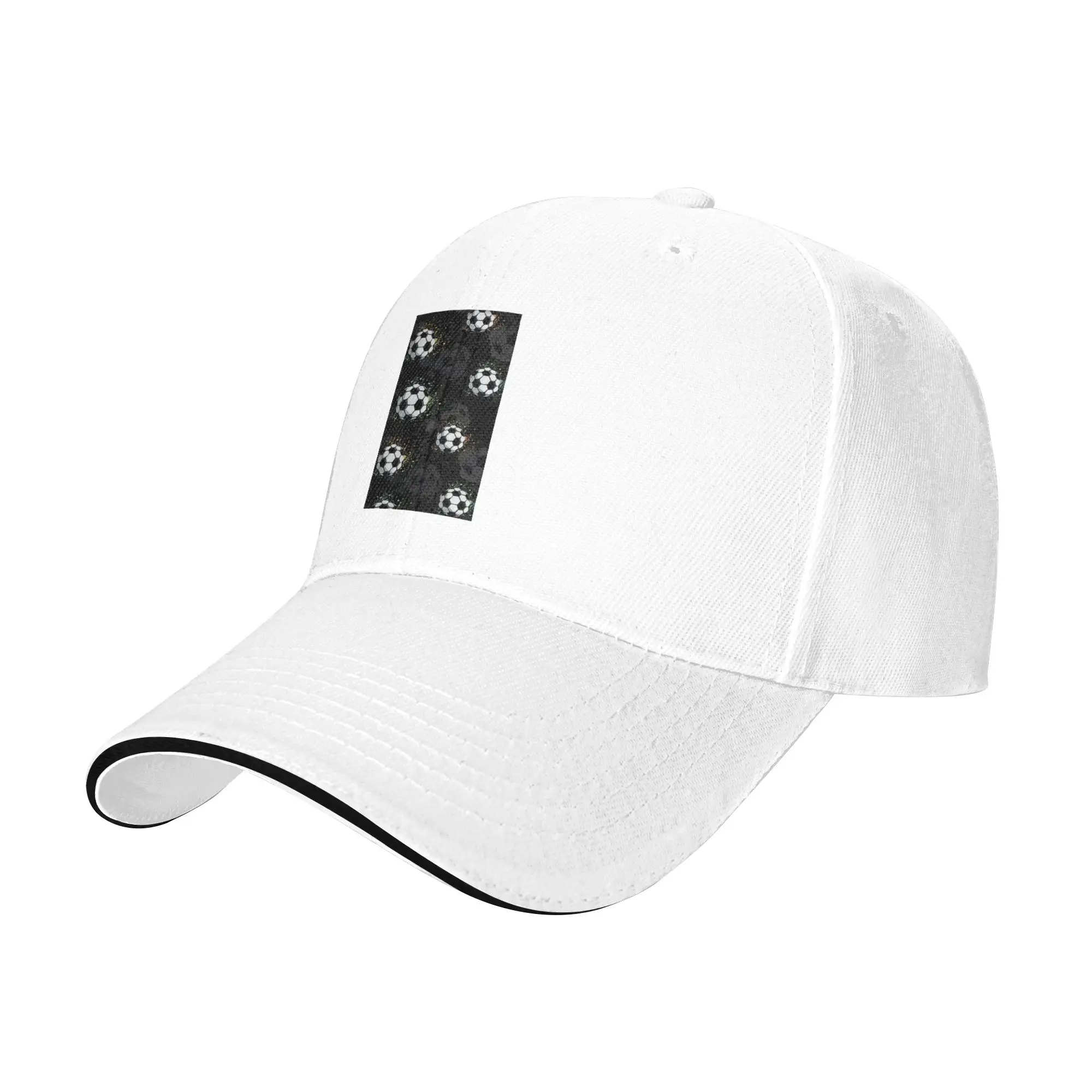 Football Graffiti Pattern Cap Casual Baseball Caps Adjustable Hat Hip Hop Summer Unisex Baseball Hats Customizable