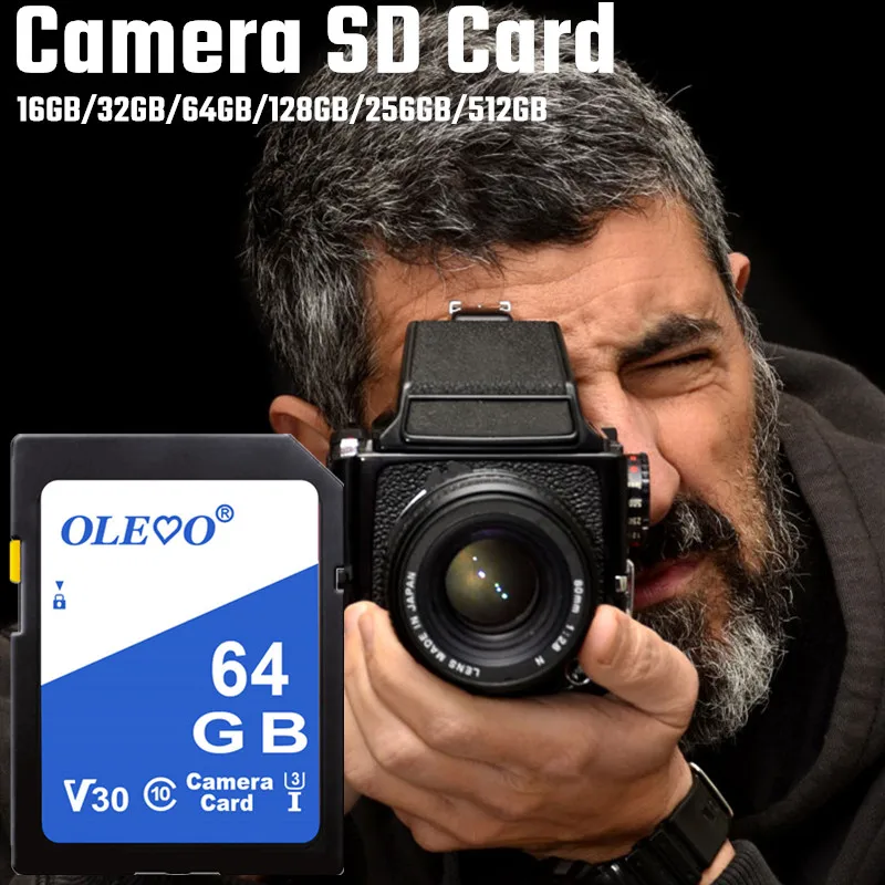 Carte mémoire d'appareil photo 512 go de qualité supérieure 32 go 64 go carte SD 16 go 128 go 256 go classe 10 carte flash d'appareil photo pour appareil photo