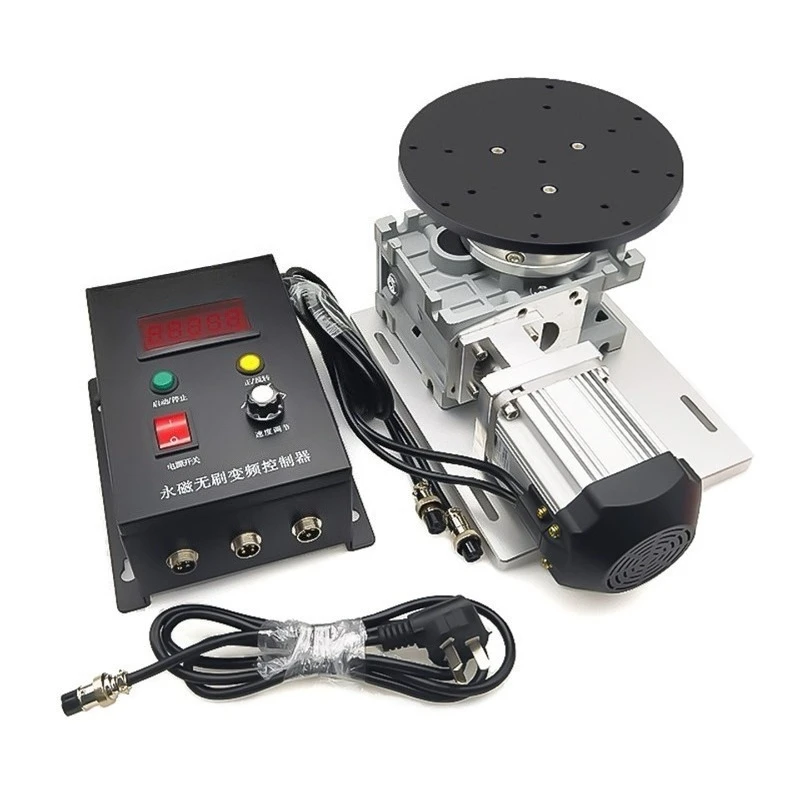 For speed regulating rotary table High speed rotary motor gear reducer Rotary jig Polishing and grinding jig Inspection tooling
