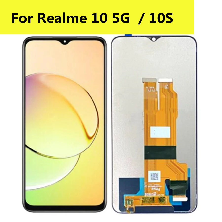 6.6'' IPS For Realme 10 5G LCD RMX3663 Display Touch Screen Panel Digitizer For Oppo Realme 10s LCD Display Part