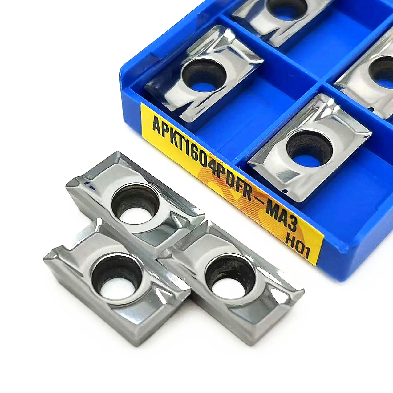 Hartmetall-Schneideinsätze APKT1604 APKT1135 Fräseinsätze für Aluminium- und Kupferbearbeitung – Detail 4