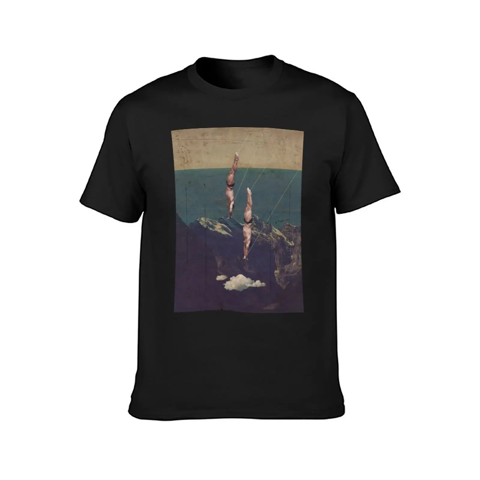 High Diving T-Shirt hippie clothes plain slim fit t shirts for men