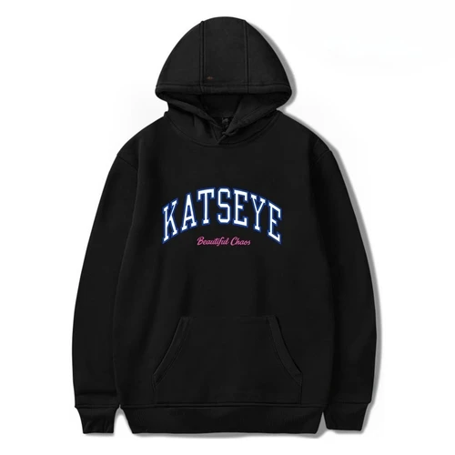 Imagen 2 del producto KATSEYE Sudadera con capucha 2025 Retro Merch Sudadera con capucha Otoño/Invierno Sudadera deportiva de Hip Hop para hombres y mujeres Sudadera Kateyes