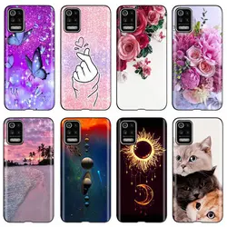 Phone Case For LG K42 K52 K62 k22 Case Soft Painted Luxury Silicone Black Cover For LG K62 Coque K 42 Shockproof Funda for LGK52