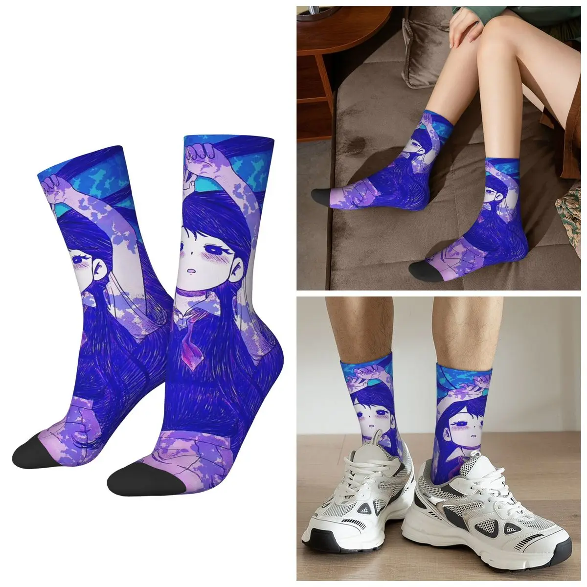 

Винтажные игровые носки All Seasons Omori, спортивные носки средней длины в стиле Харадзюку, высококачественные носки для мужчин и женщин, подарки на День святого Валентина