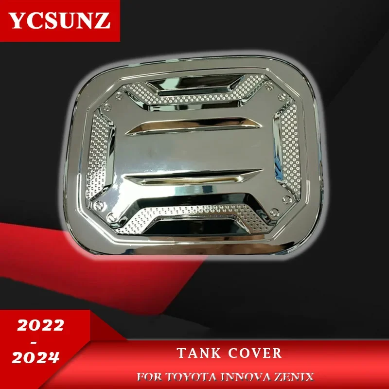 

ABS Gas Tank cover For Toyota Innova Zenix 2022 2023 2024 Car Exterior Accessories Ycsunz