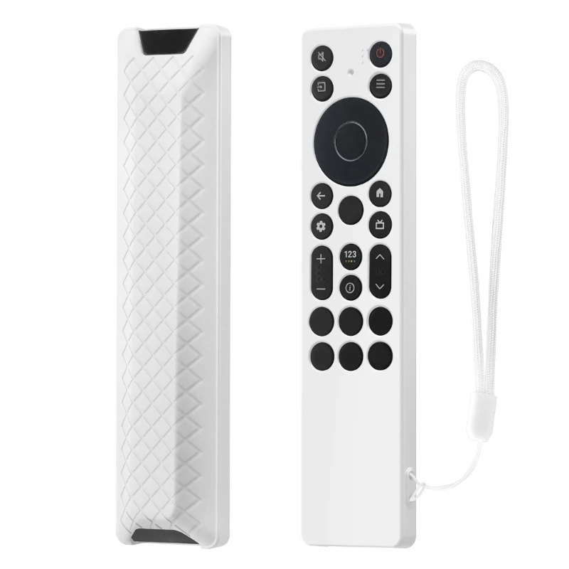 AntiSlip Remote Copertors для RC923A/RC813A TVS для мытья силиконовая кожа с тактильным сцеплением пылепроницаемым дизайном