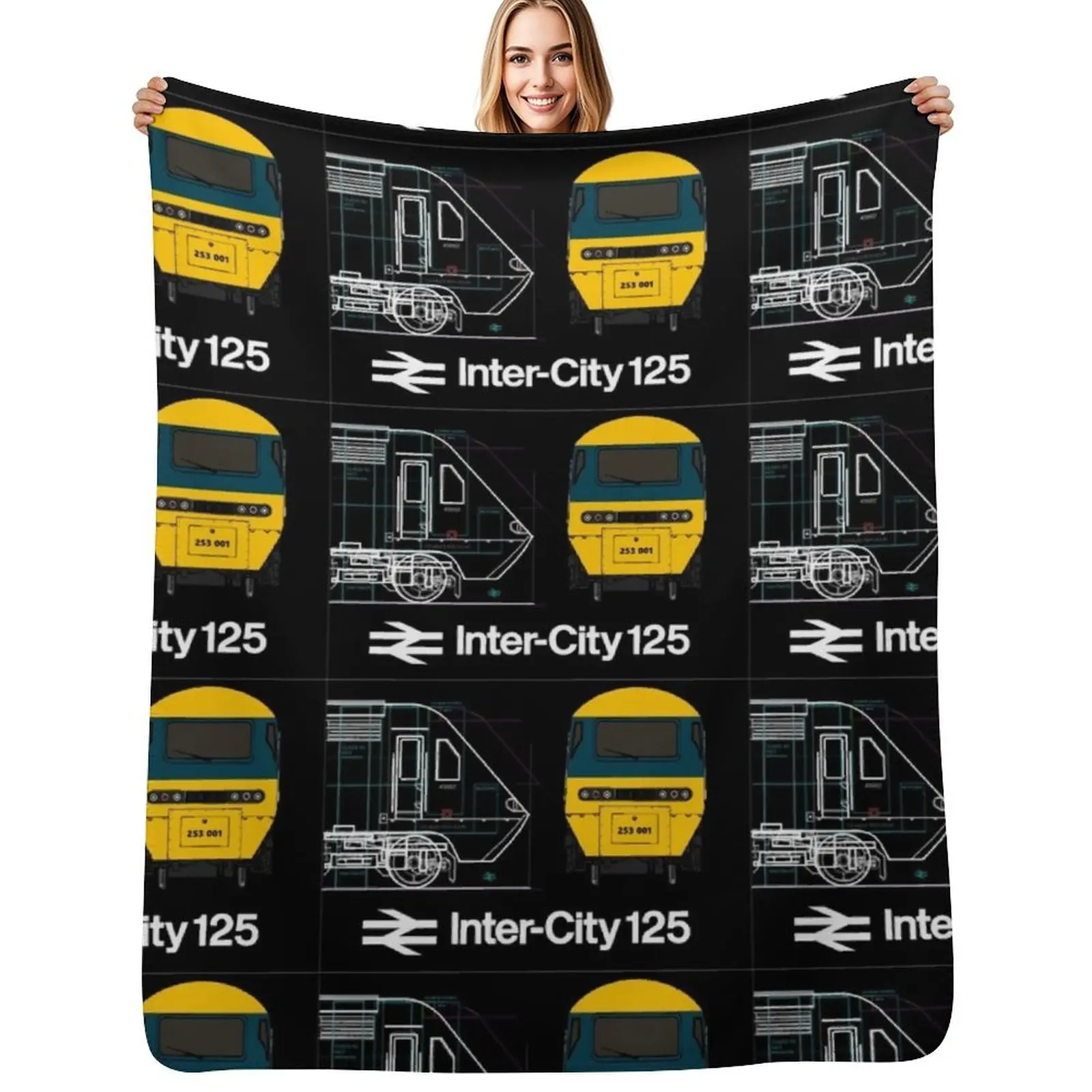 

INTERCITY 125 Throw Blanket Sofa Luxury Designer manga Blankets For Sofas Blanket