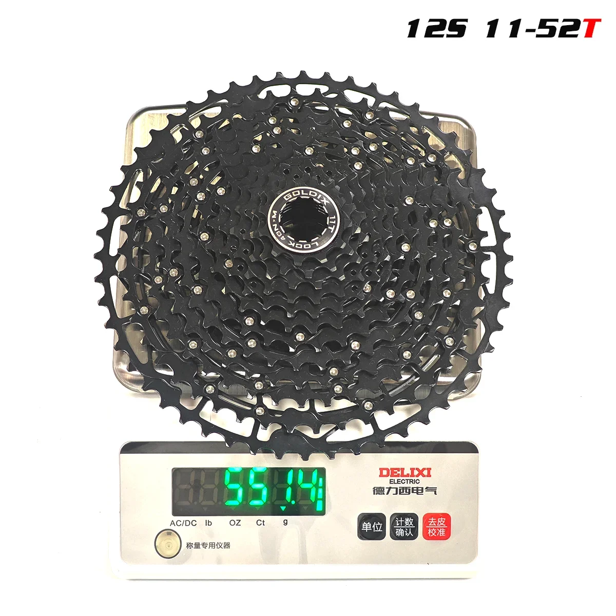 GOLDIX Ultralight Fiets Cassette Vrijloop Koolstofstaal Materiaal 9/10/11/12/13 Speed HG Structuur Tandwiel voor Mountainbike