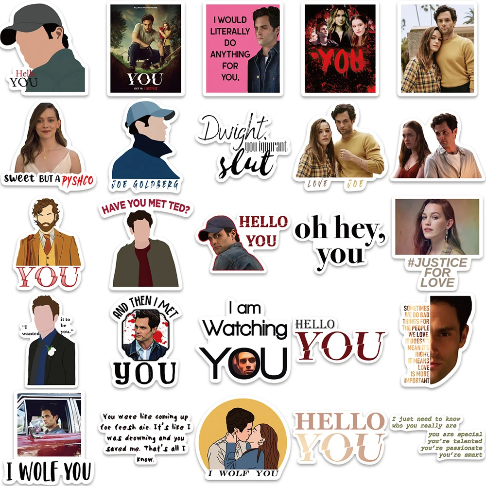 10/30/52pcs Thriller Serie TV VOCI Adesivi Cool Cartoon Decalcomanie Decorazione FAI DA TE Notebook Telefono Del Computer Portatile Impermeabile Graffiti adesivo