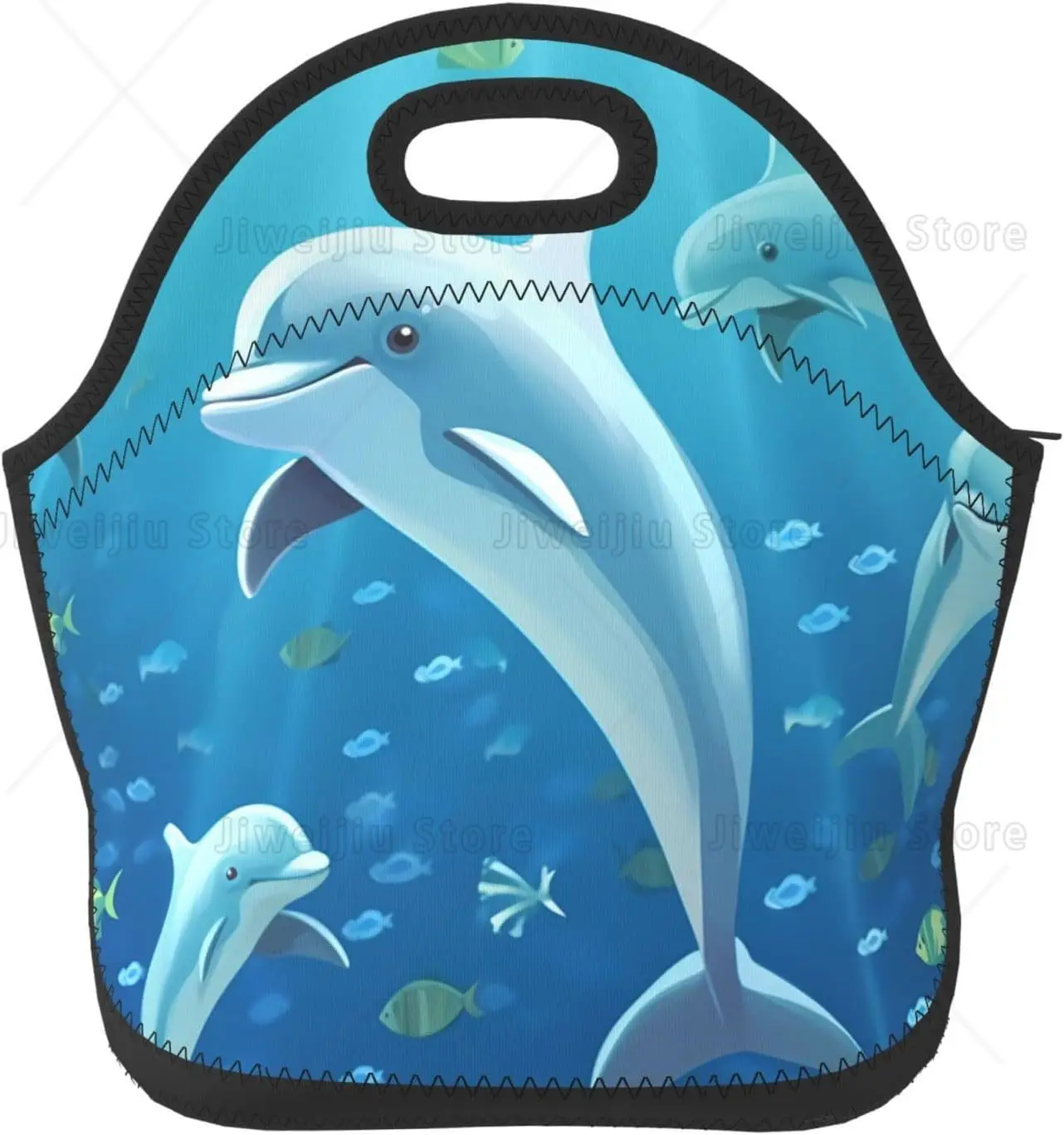 

Сумка-холодильник для обедов Dolphin: термосумка-тоут многоразовая для женщин и мужчин, герметичный контейнер для еды и приготовления блюд