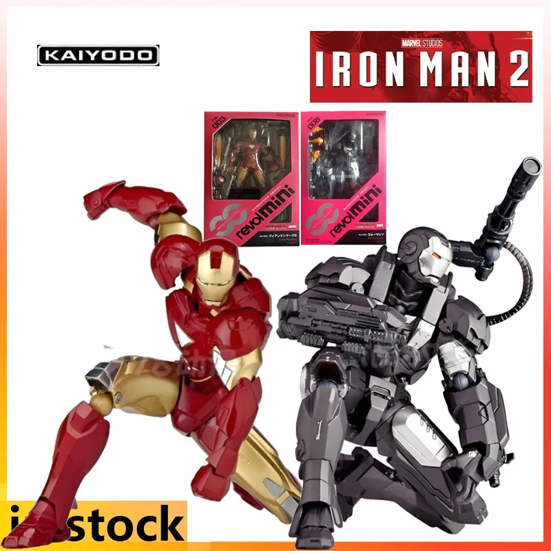 

Компания Kaiyodo производит готовые фигурки для мобильных устройств, серия Revolmini, модели персонажей Железного человека (аниме), Железный человек MK6/War Machine.