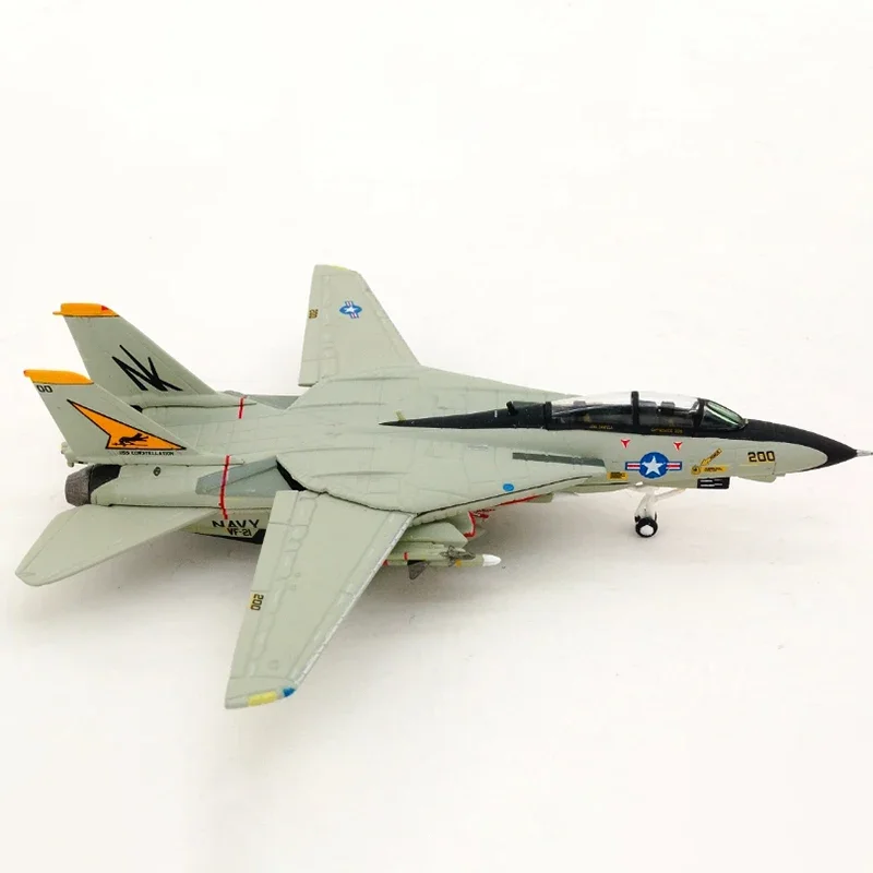 Diecast 1:200 Scale HG6641 U.S Navy F-14A Tomcat fighter Alloy Finished Simulation Model Souvenir Gifts For Adult Boy