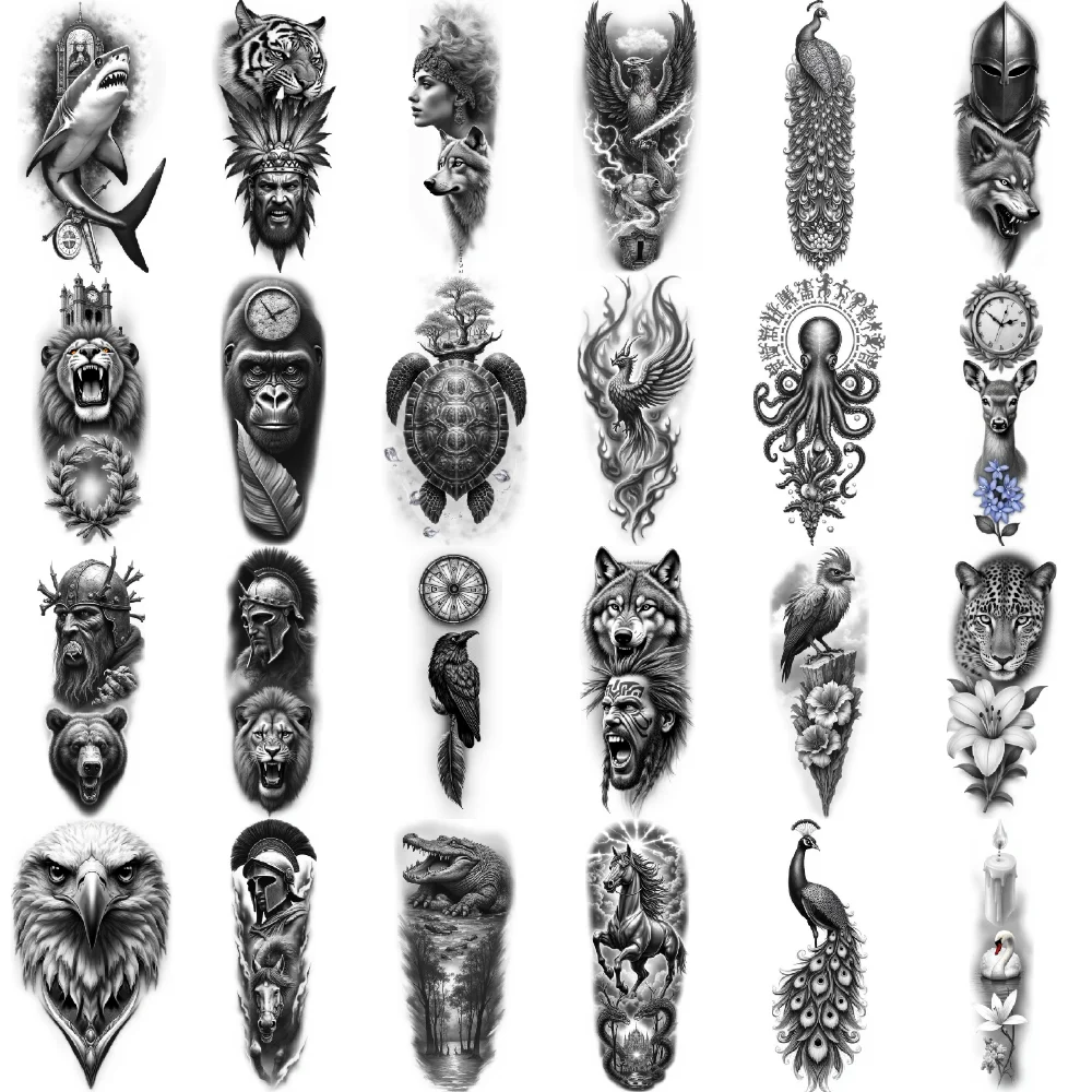 

Realistic style Animal Tattoos 3D Tattoos Mythical Tattoos for festivals gifts events