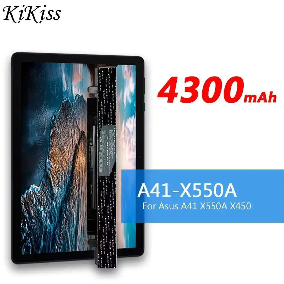 

Laptop Battery A41-X550A 4300Mah For Asus A41 X550A X450 X550 X550C X550B X550V X450C X550CA A450 A550 X550L