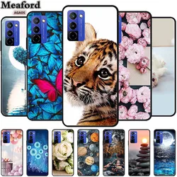 For Wiko 10 Case Flowers TPU Soft Silicone Back Cover Phone Case for Wiko 10 4G Wiko10 Coque Butterfly Carcasa Gift Planet Funda