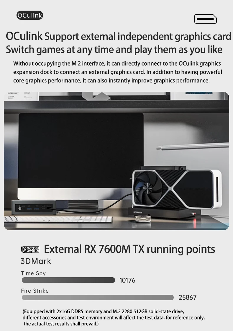 TOPC TR9 Ryzen AI7 Pro كمبيوتر صغير ryzen AI9 HX365 HX370 DDR5 16GB 500GB SSD 5600Mhz NVME PCIe 4.0x4 لتقوم بها بنفسك كمبيوتر ألعاب مكتبي #2