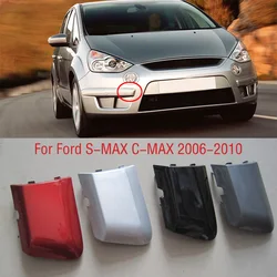 Capuchon de couverture de crochet de remorquage de pare-chocs avant pour Ford S-MAX Smax C-MAX 2006-2010 Capuchon de couverture d'oeil de transport de remorque peint 6M21-17A989-BB