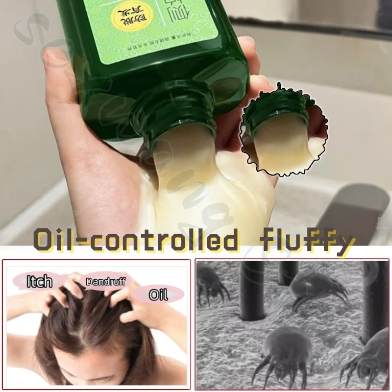 Orchidaceae leaves refreshing fluffy shampoo reduces hair loss and stabilizes hair roots to promote hair follicle growth