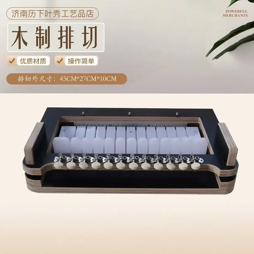 25mm Spacing Manual Soap Cutting Machine 1-12 Steel Wire Bamboo Rod Soap Slicing Equipment
