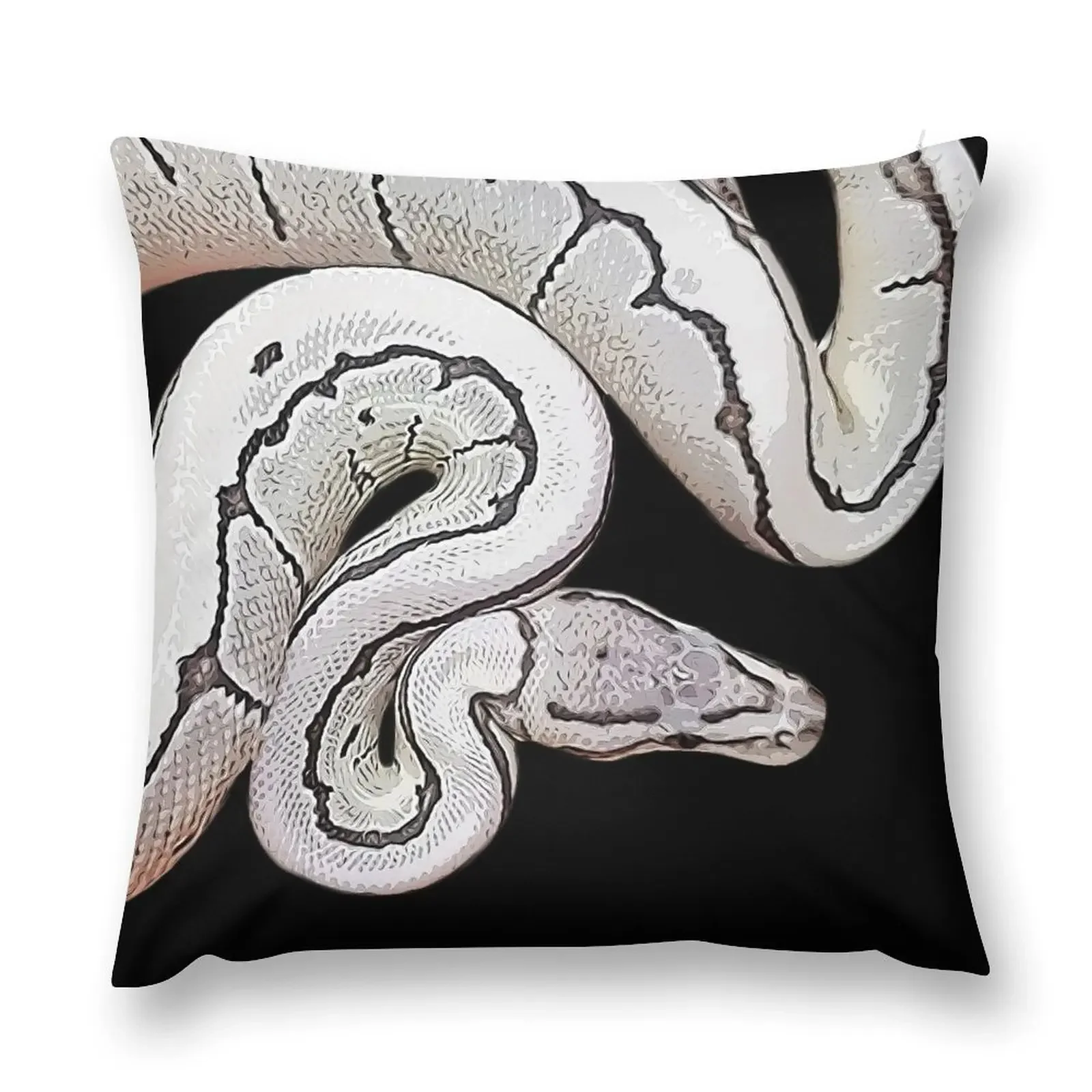 Ball Python Morph Pinstriped Throw Pillow Sofa Cushions Sofas Covers Decorative Sofa Cushion Room decorating items pillow