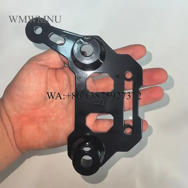 Wmwmnu CNC Aluminum Alloy A-Pillar Dual Light Mount for JL 2018-2026 Anodized Black High Low Bracket JL1365