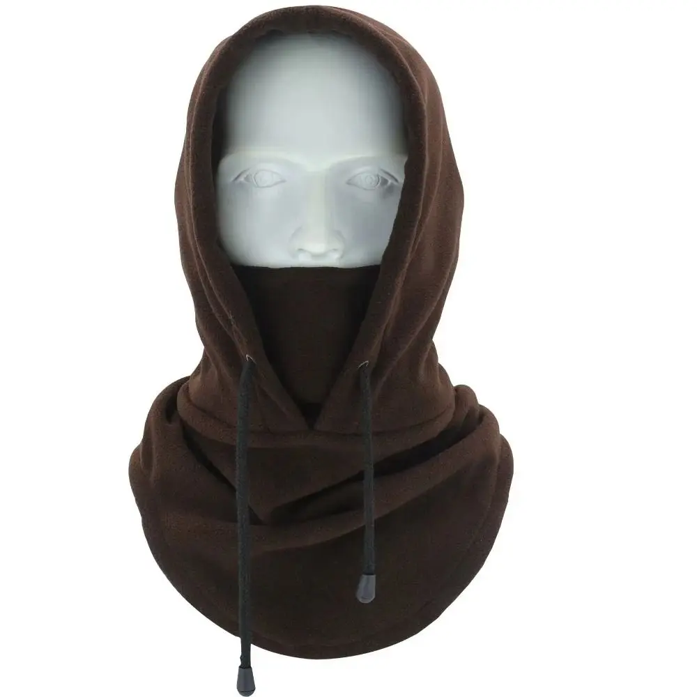 Balaclava polar para homens e mulheres, chapéu aquecedor de rosto inteiro, Gorros à prova de vento, moda inverno