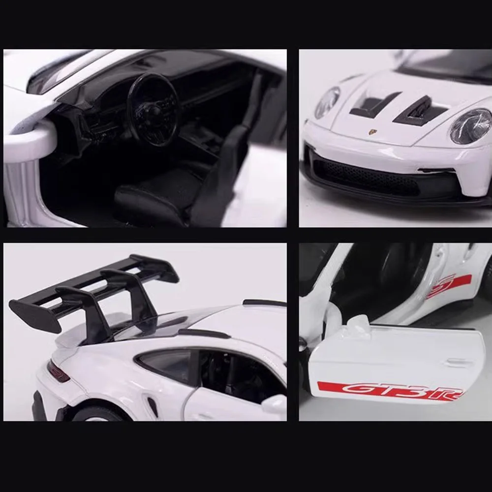 1:36 Ford Bronco Modellautos Porsche 911 Revuelto Legierungsdruckgussauto Spielzeug mit 2 Türen geöffnet Zurückziehfunktion Fahrzeuge für Kinder