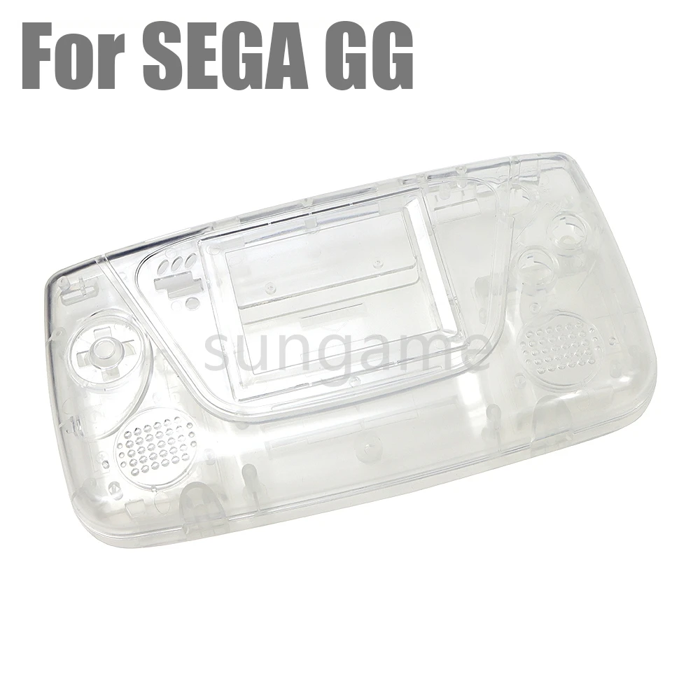 1-セット交換用フルハウジングシェルとボタンネジ付き-sega-ゲームギア専用ハイライトスクリーン-lcd-スクリーンシェルケースキット