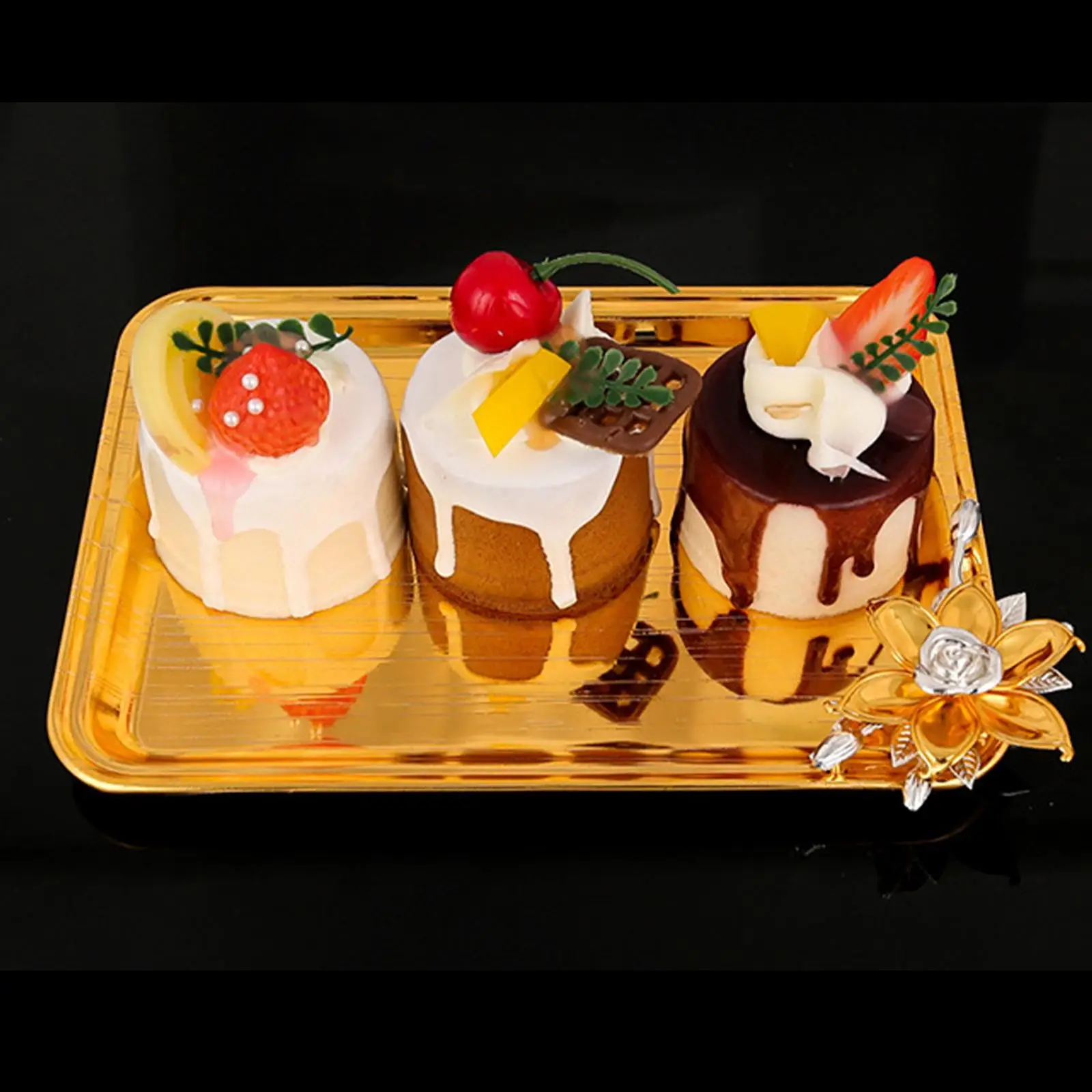 Cake Dessert Tray Pastry Plate Sundries Display Plate Durable Stylish Creative