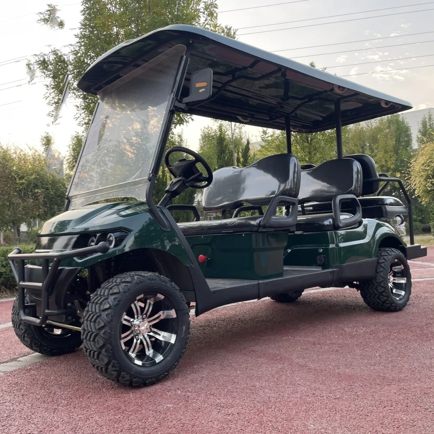 Factory Customized Lithium Battery Golf Car Off-Road Seat Electric Golf Cart Fast And Efficient Battery Charging Maximize Uptime